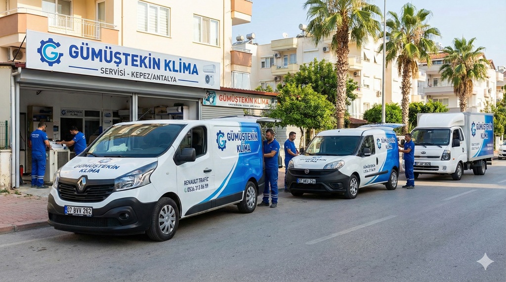 Antalya Muratpaşa Gümüştekin Klima Servis Aracı ve Uzman Teknik Ekibi