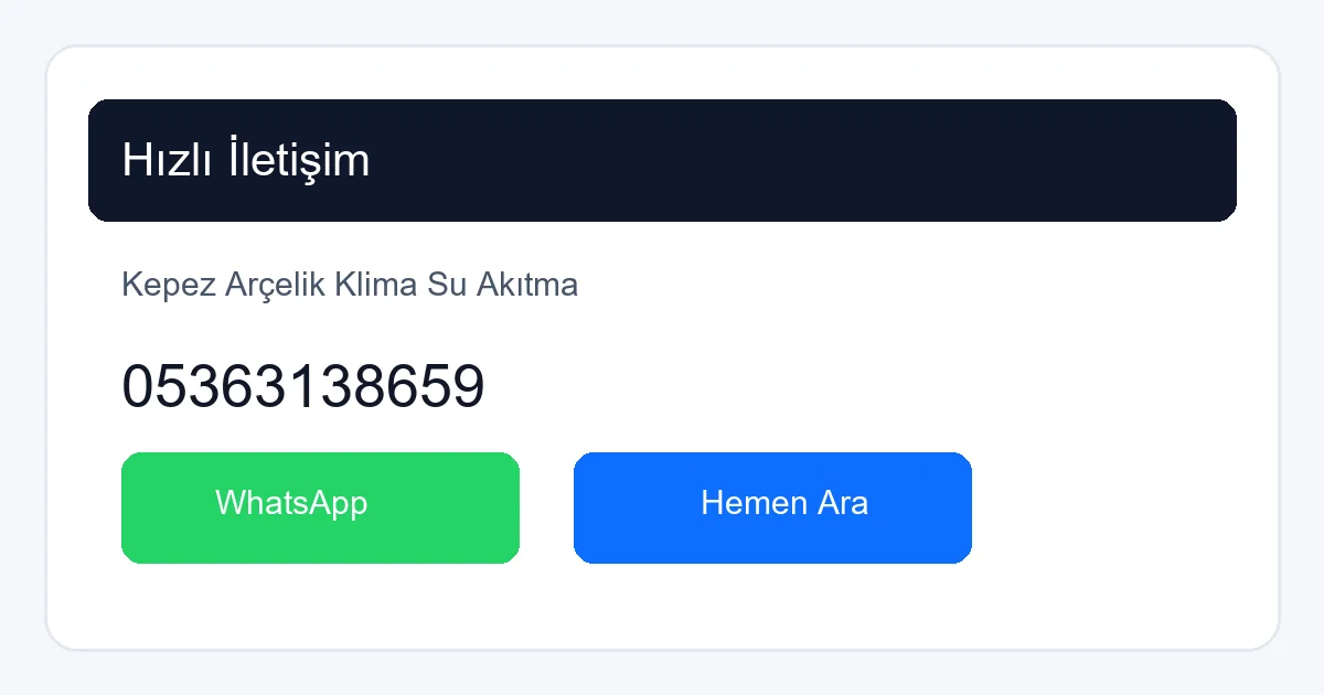 Muratpaşa Klima Servisi ile iletişime geçin